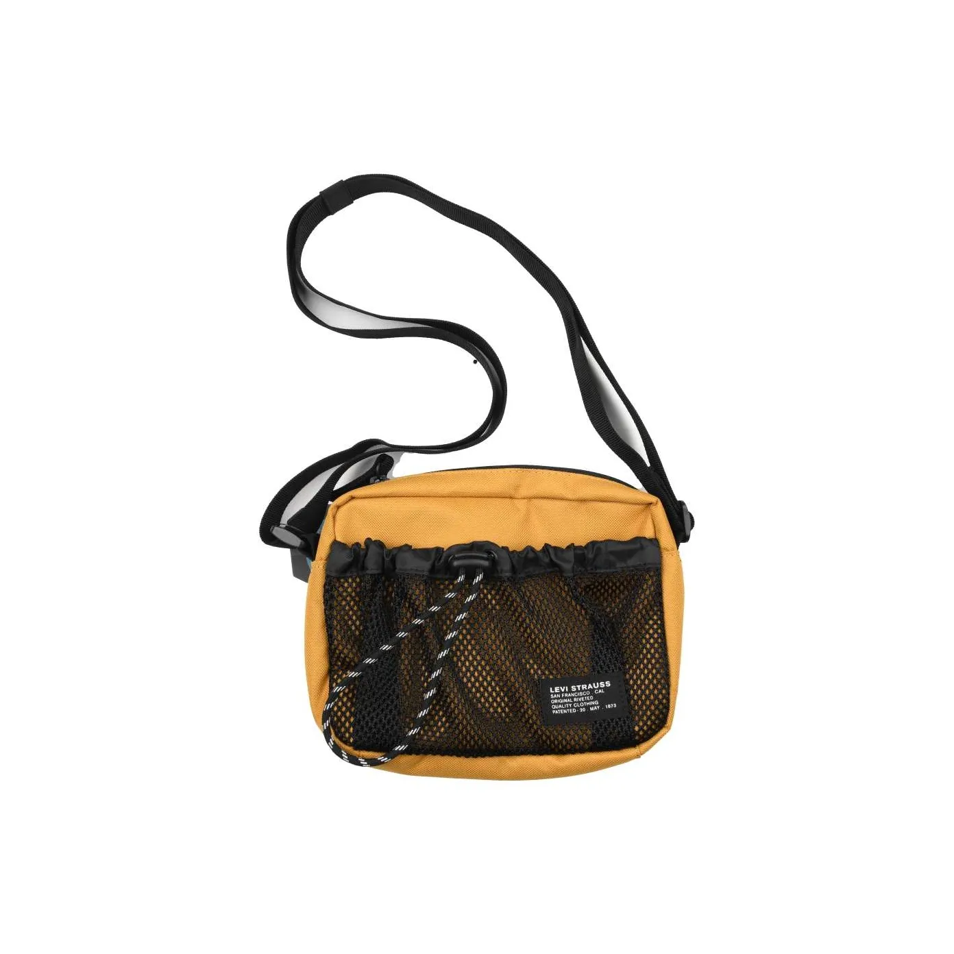 Levi's Polyester Crossbody Bag, Shoulder Bag Medium Size Unisex Yellow