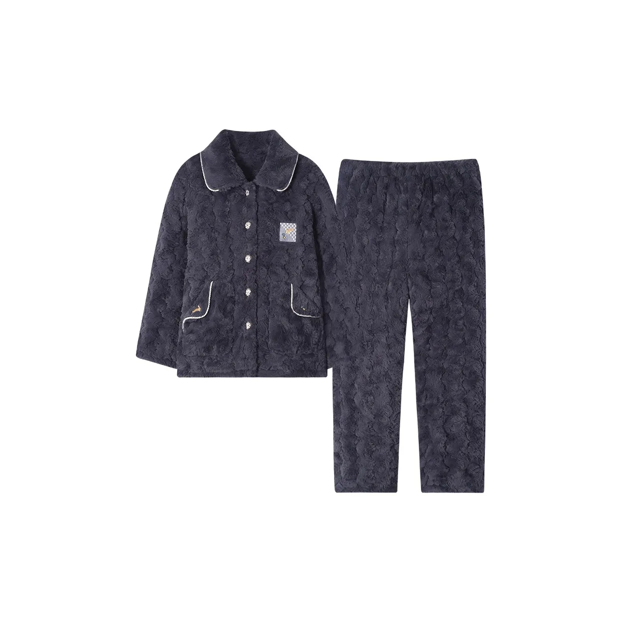 MIIOW Pajama Set Women's Navy Blue