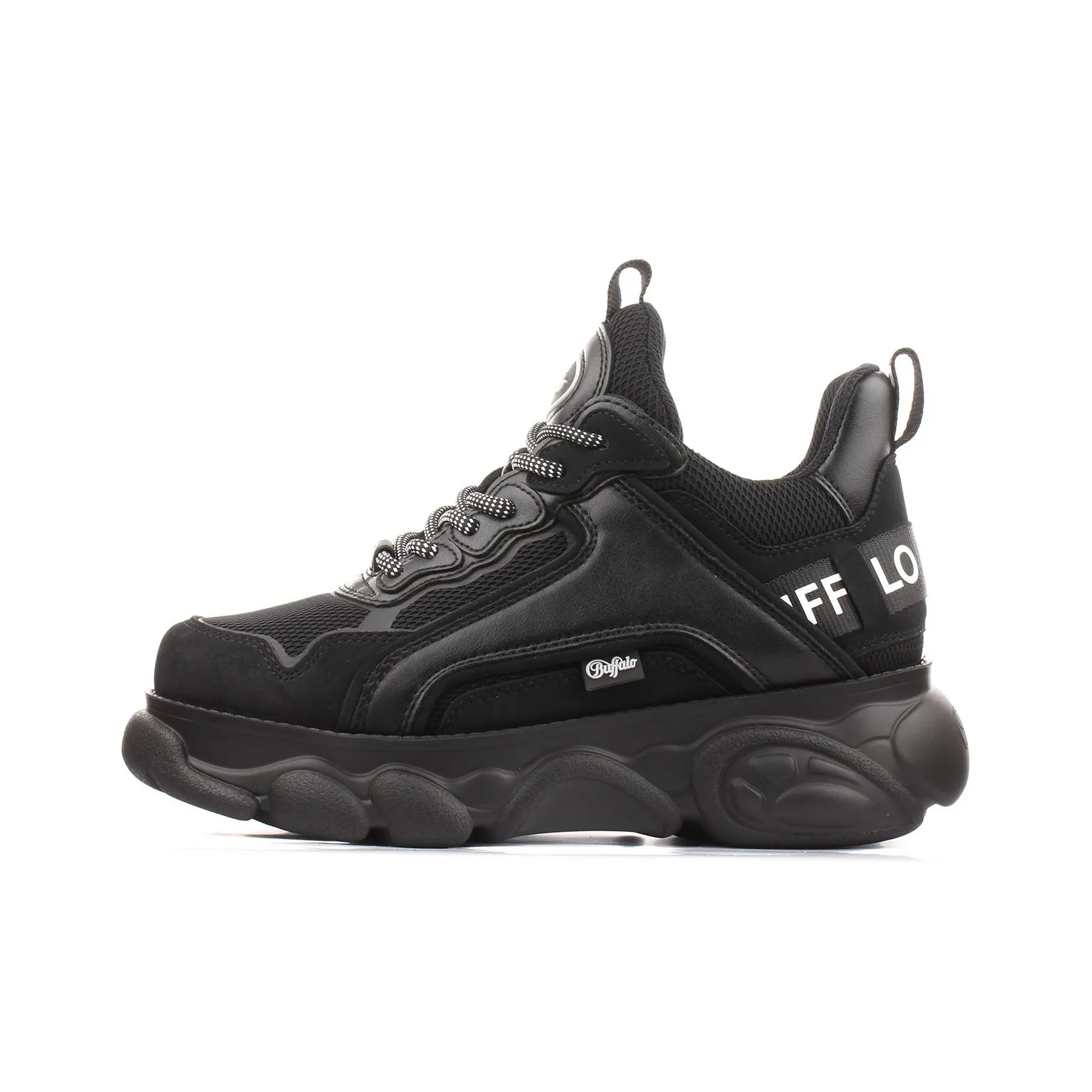 Buffalo Anti Slip Wear Resistant Low Top Casual Shoes Women's Black
