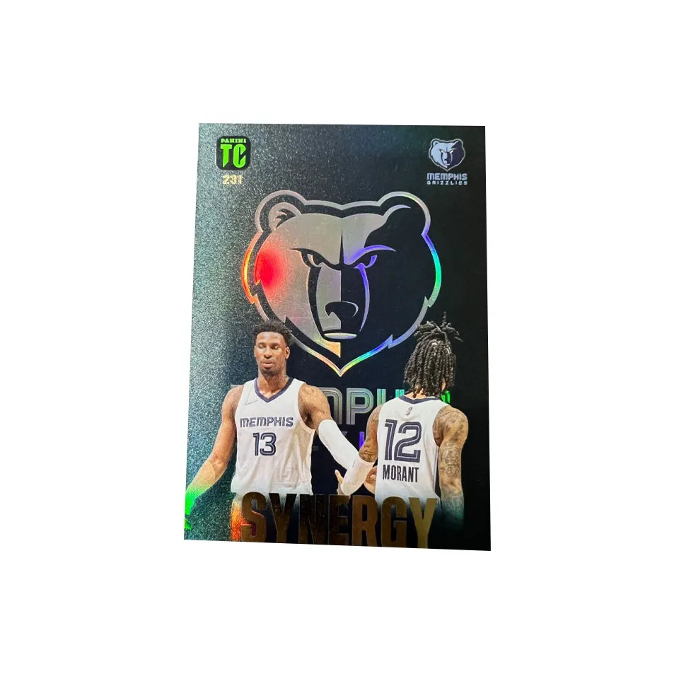 Панини Гриззлис Ja Морант JJJ Джексон Tc Коллекция Рефракция Брат Баскетбол Баскетбольная Карта Редкая Карта