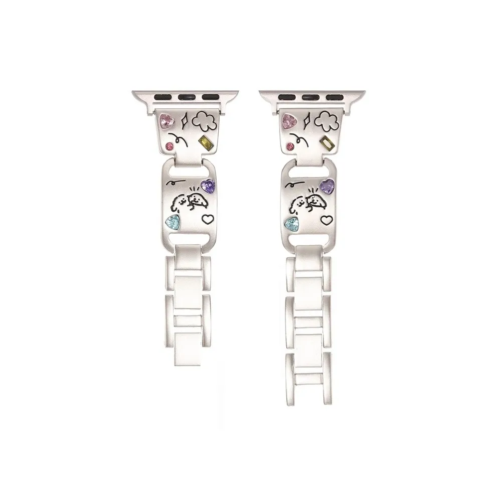 Biaodaige Ремешок Apple Совместимость Нержавеющий Стальной Материал 169 мм