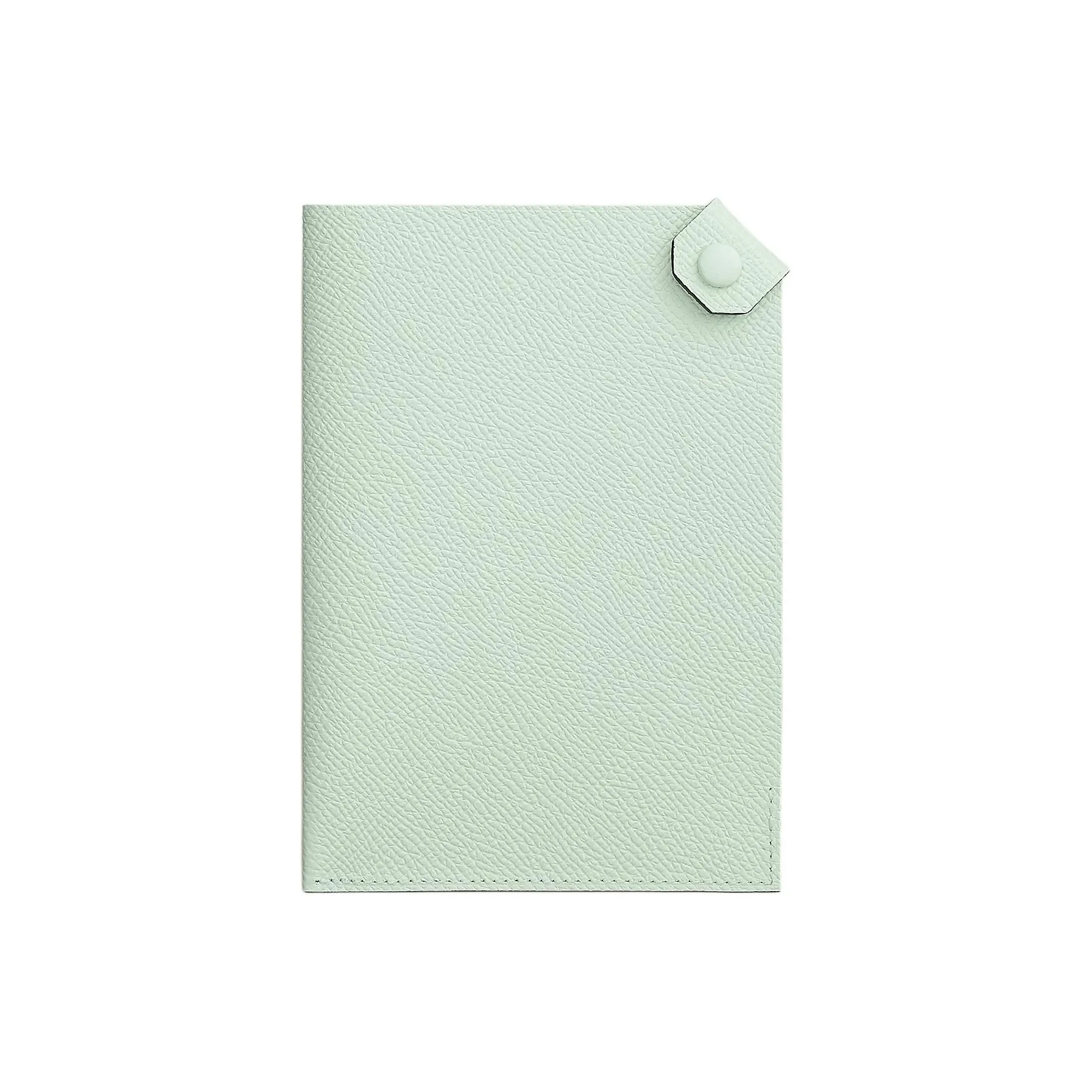 HERMES Tarmac Epsom Calfskin Passport Holder Small Size Men's Spearmint