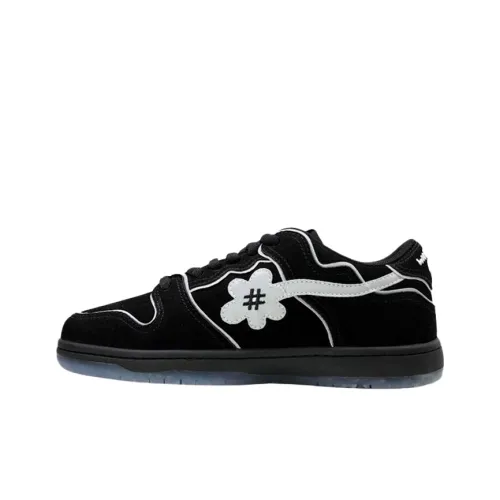 WATER THE PLANT Кроссовки для скейтбординга Low Top Черные Унисекс