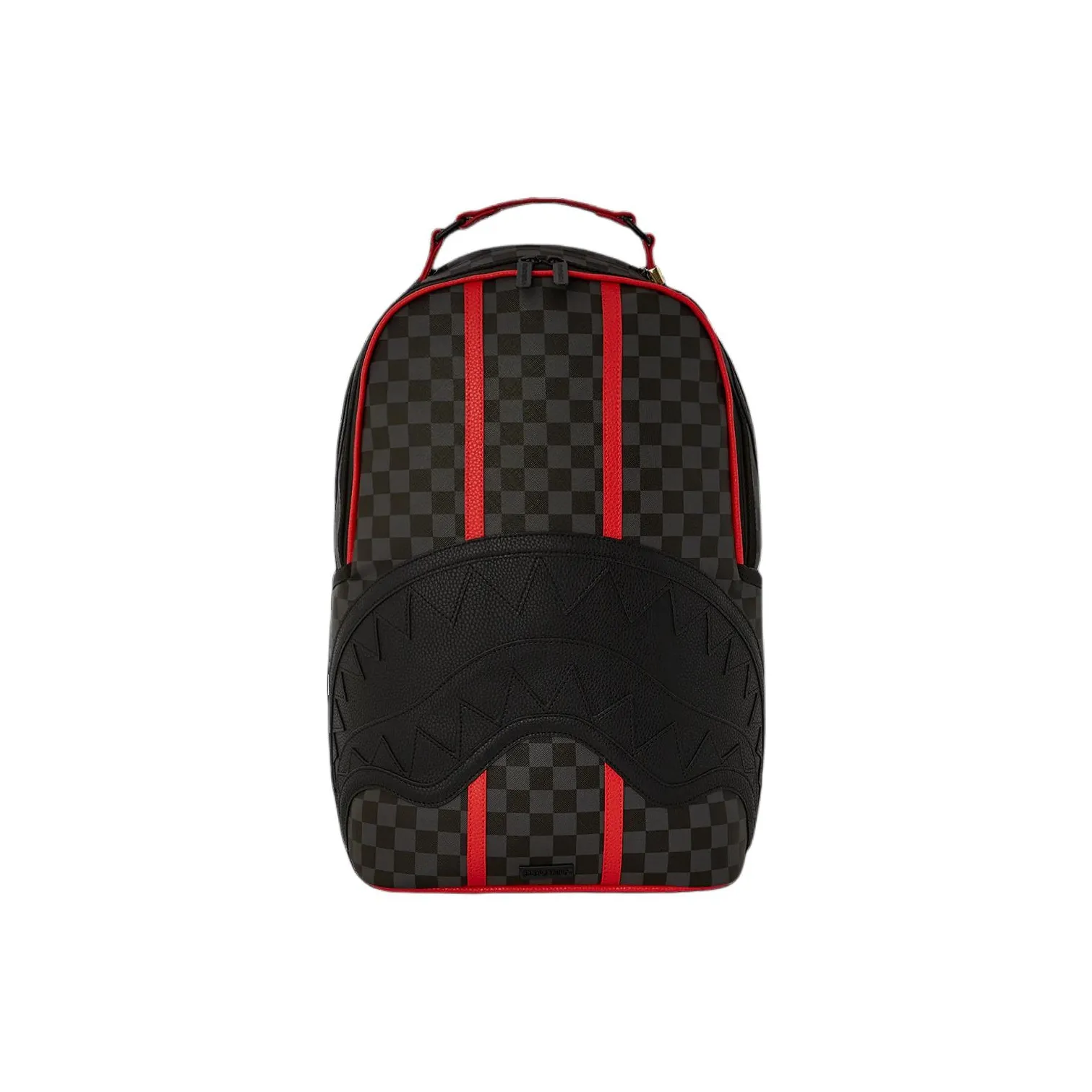 SPRAYGROUND Artificial Leather Backpack Unisex Black & Red