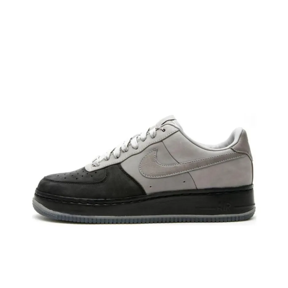 Nike Air Force 1 Anti Slip Wear Resistant Low Top Skateboard Shoes Men's Black Gray