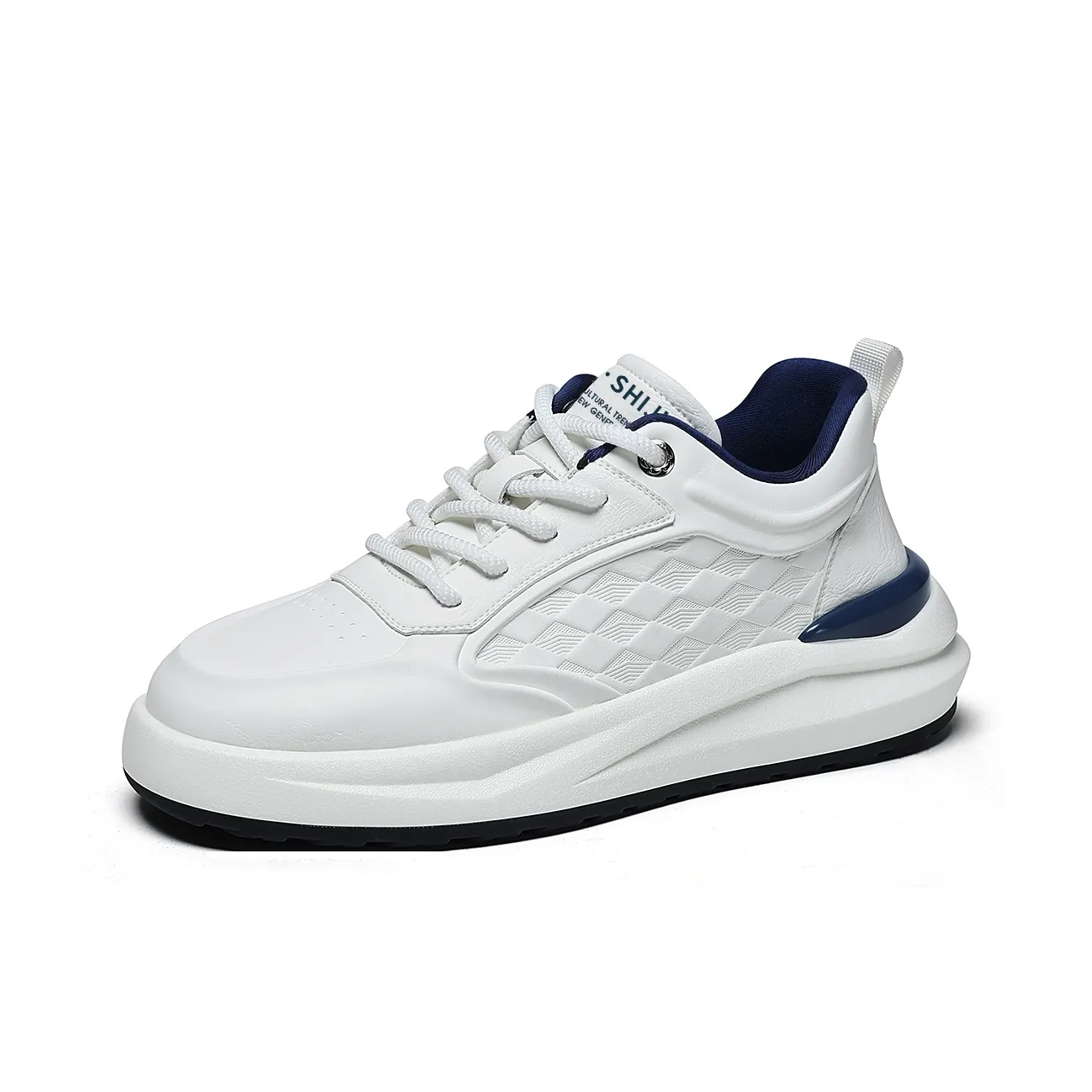 Wolves • Family QUNLANGSHIJIA Anti-Slip And Wear-Resistant Lightweight Low-Top Skateboard Shoes Unisex Ivory