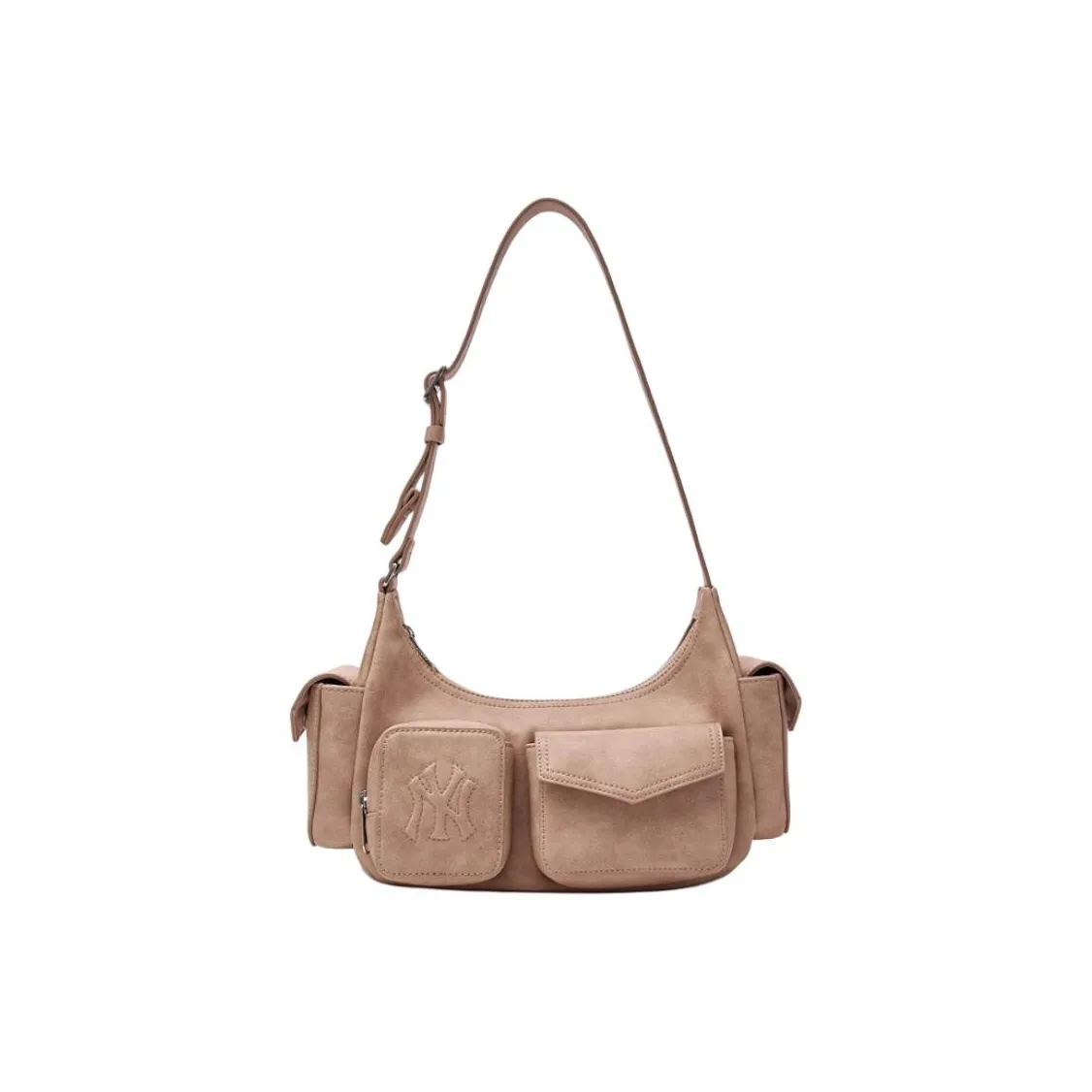 Mlb Base Logo Полиэстер Сумка через плечо Стандартная Женская Розовая