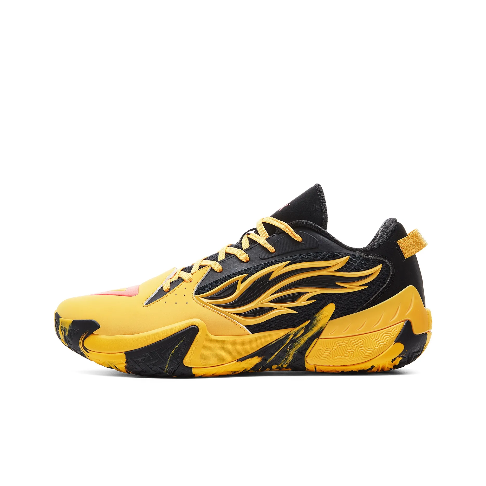 PEAK Basketball Shoes Men's Low Top Bamboo Yellow