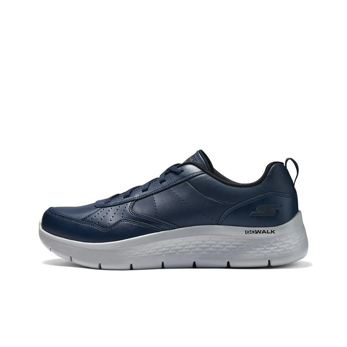 Skechers Go Walk Fle Low Top Casual Shoes Men's Marine Blue
