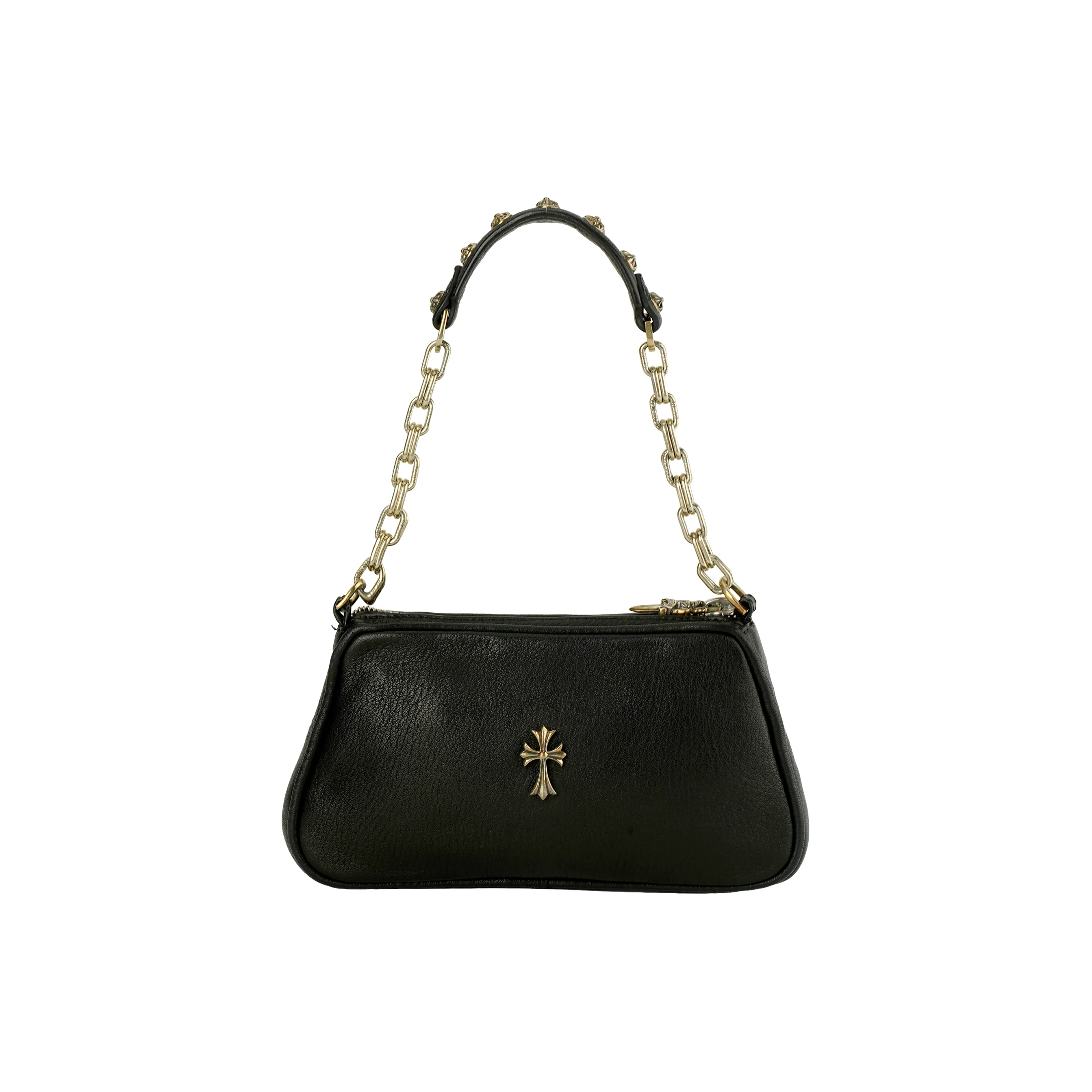 Chrome Hearts Leather Chicken Nugget Bag, Shoulder Bag Women's Black