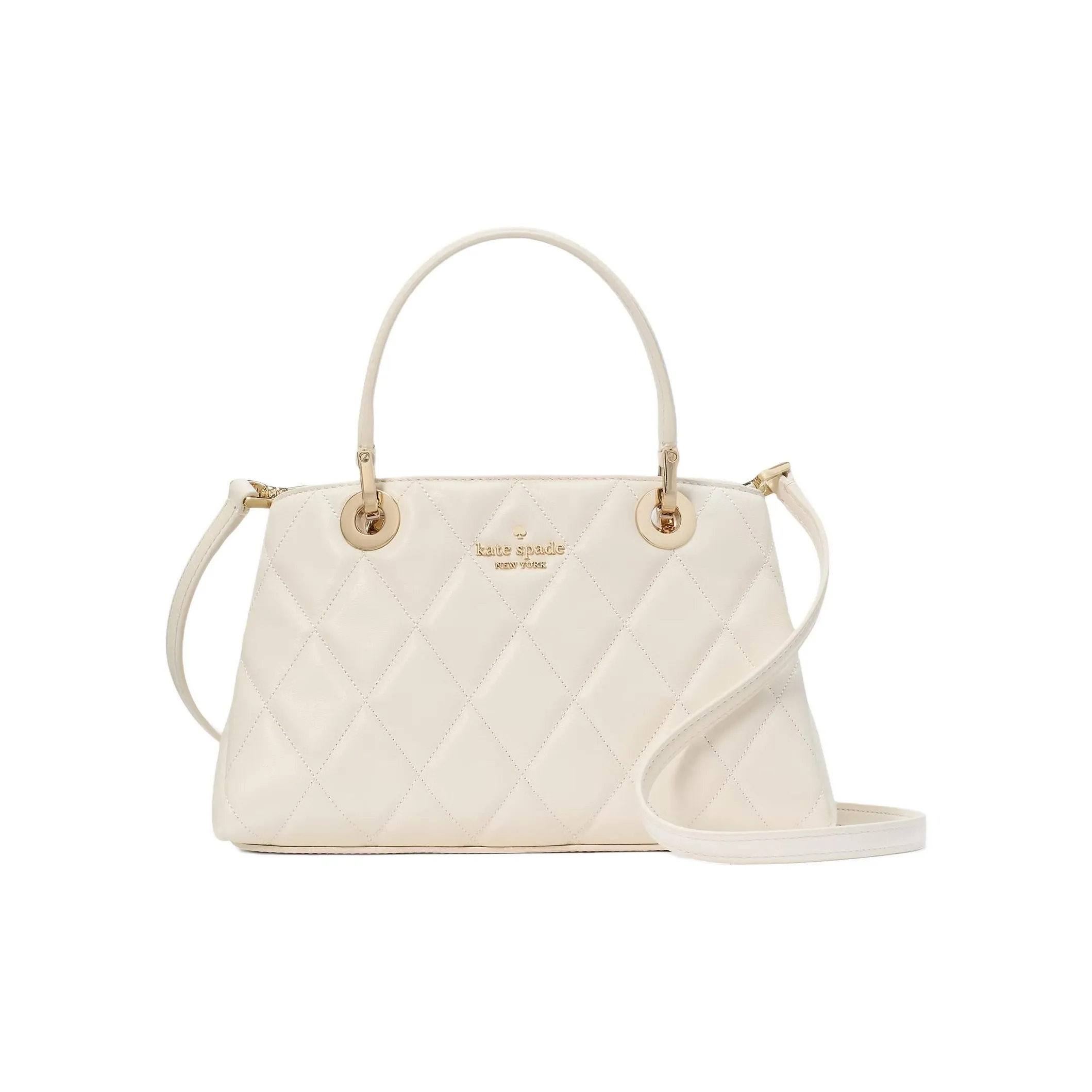 Kate Spade Leather Crossbody One Shoulder Handbags Small Size Women's White