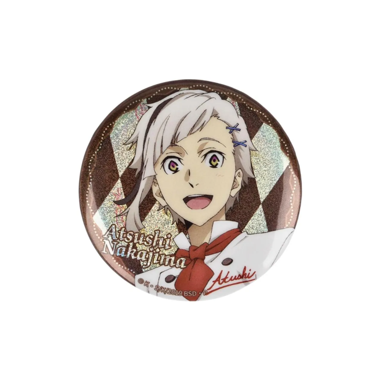 BOOM COMIC Bungo Stray Dogs The Second Volume, Double Flash Dessert Street, Osamu Dazai And Shusaku Nakamura Badges