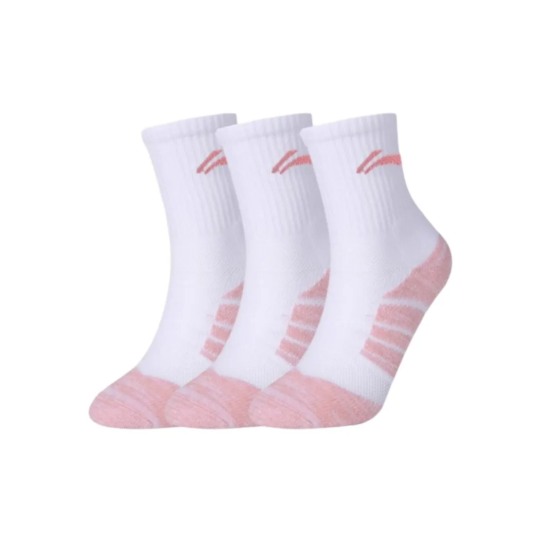 Лайнер Носки Высокие Женские 3 Пачки Розовые