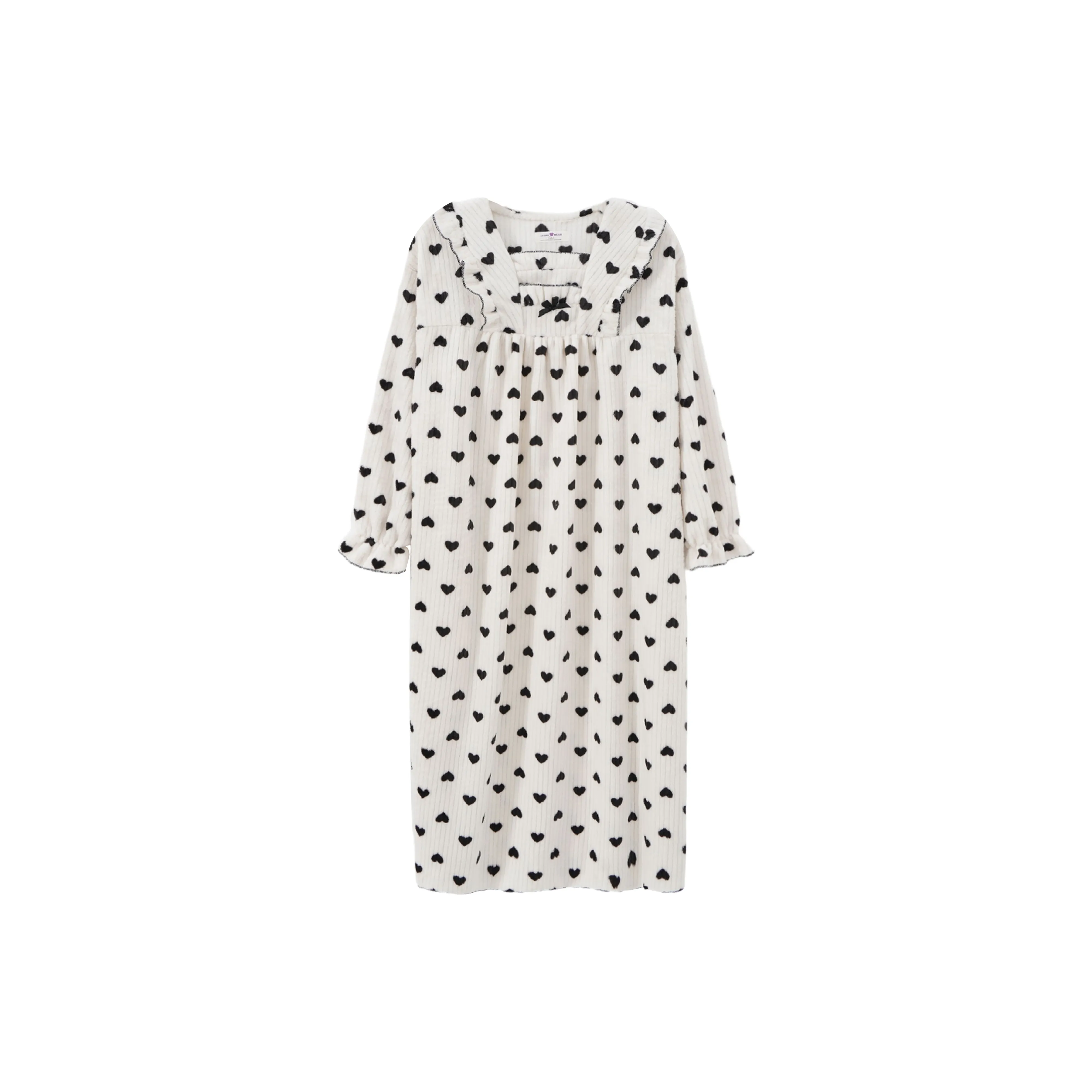 Ta Yan Winter Nightgown Women's Black