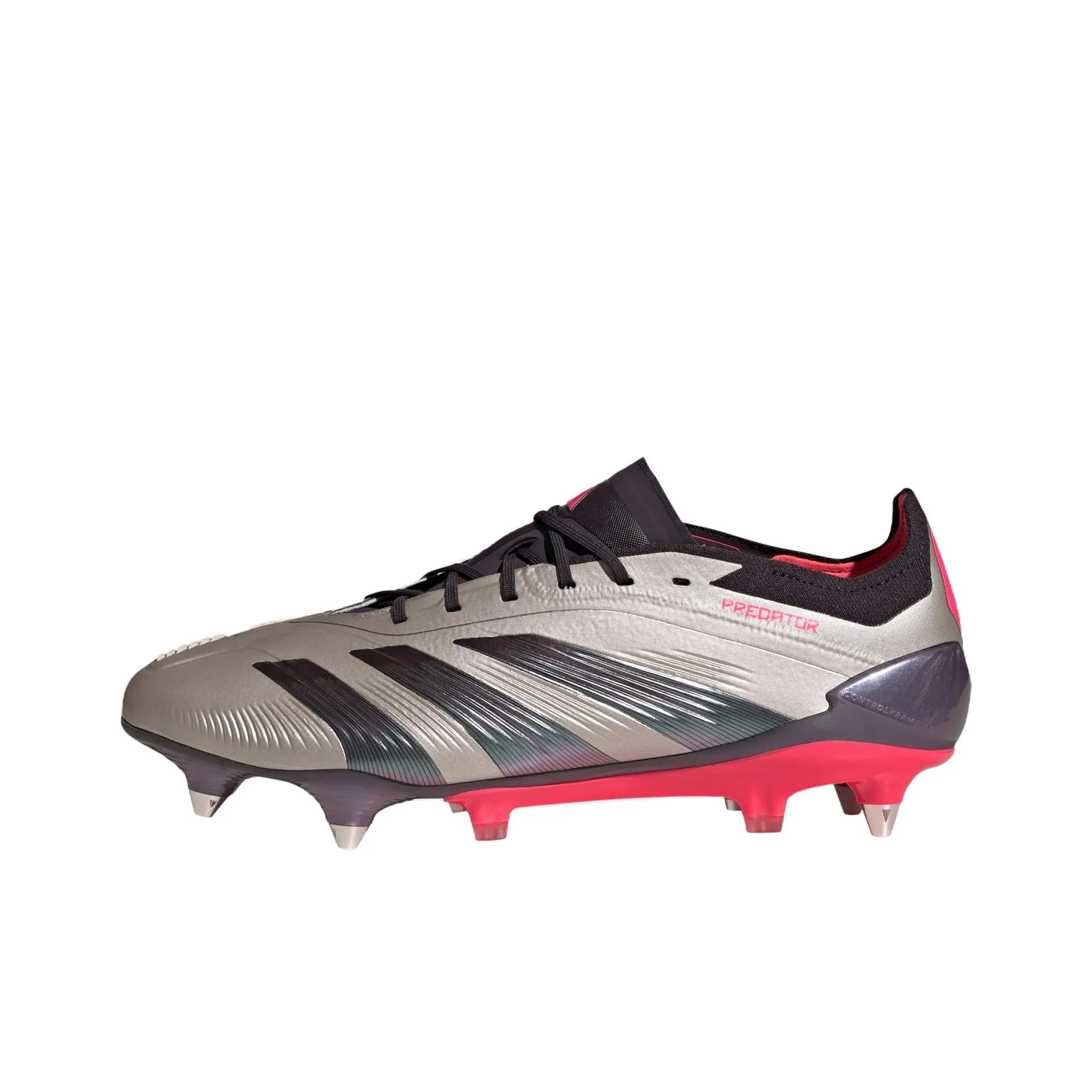 Adidas Predator Elite Slip-Resistant Abrasion-Resistant Футбольные бутсы Унисекс Silver