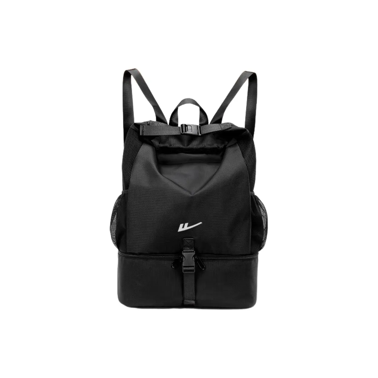 Warrior Полиэстер Баскетбольная Сумка Фитнес Тренировочная Сумка Рюкзак Стандартный Унисекс Черный