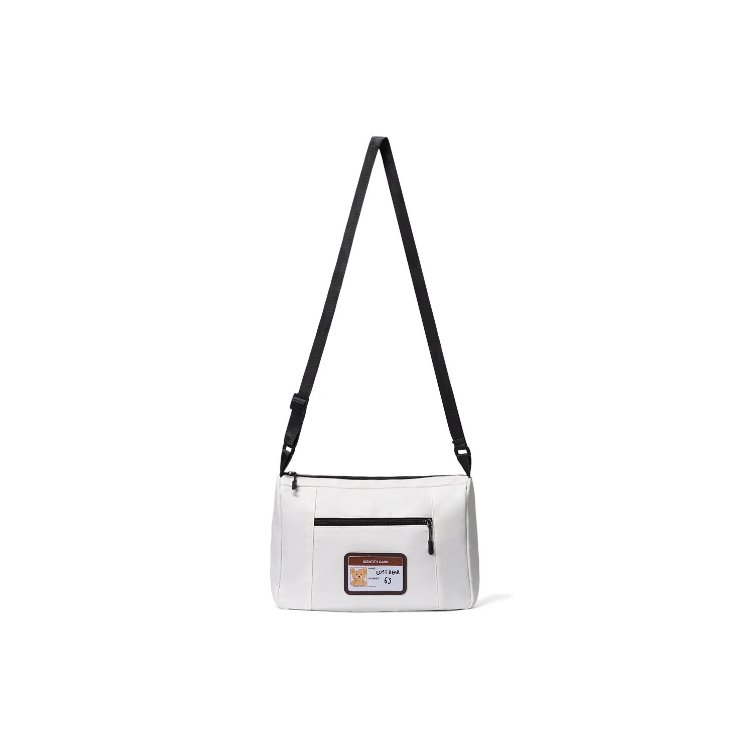 PSO Brand Polyester Shoulder Bag, Crossbody Bag Regular Unisex White