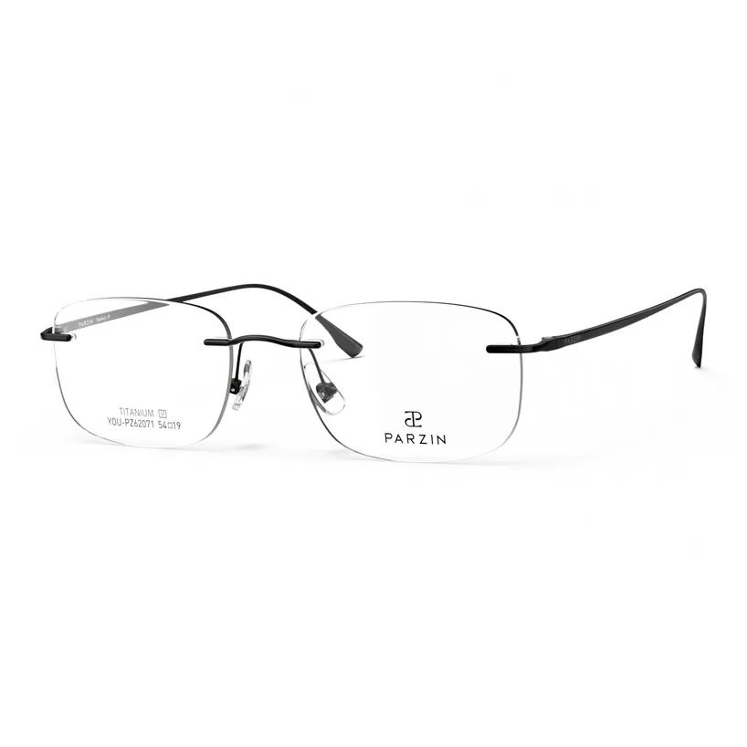 PARZIN Прямоугольные Оправы для Очков Унисекс
