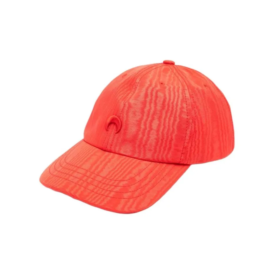 Marine Serre Logo-embroidered Moire-effect Cap
