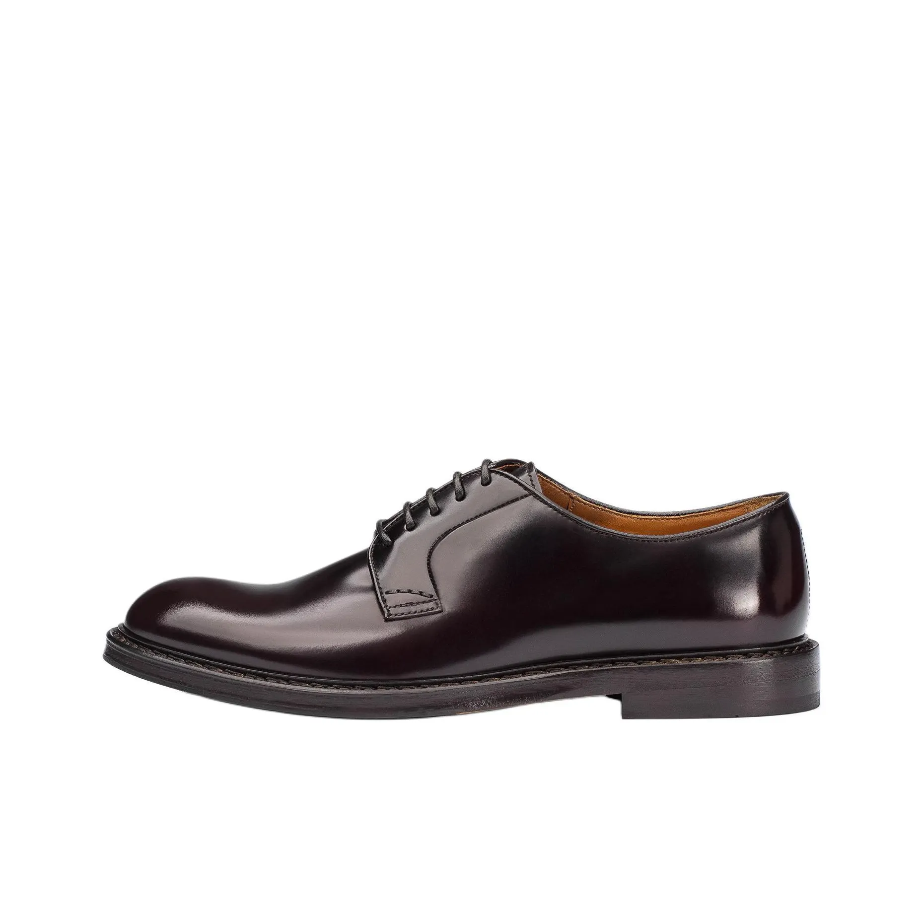 DOUCAL'S Round Toe Lace Up Derby Shoes