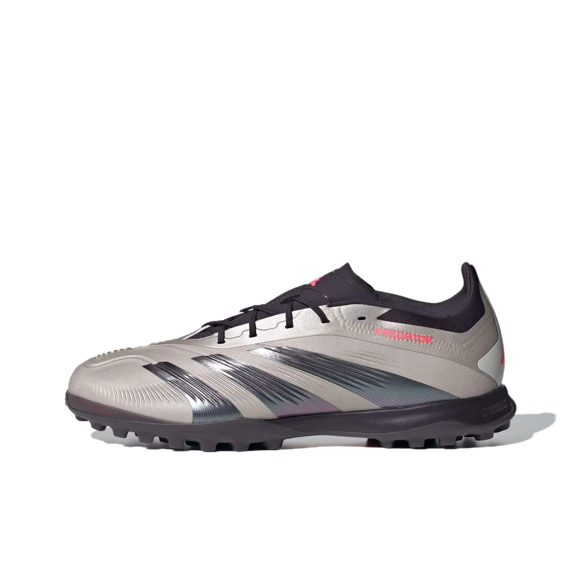 Adidas Predator Elite Turf Platinum Metallic Aurora Black Turbo