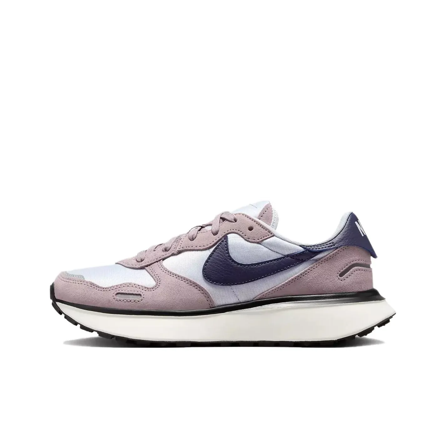 Nike Phoenix Waffle Anti Slip Wear Resistant Low Top Casual Shoes Women's Pink White Black