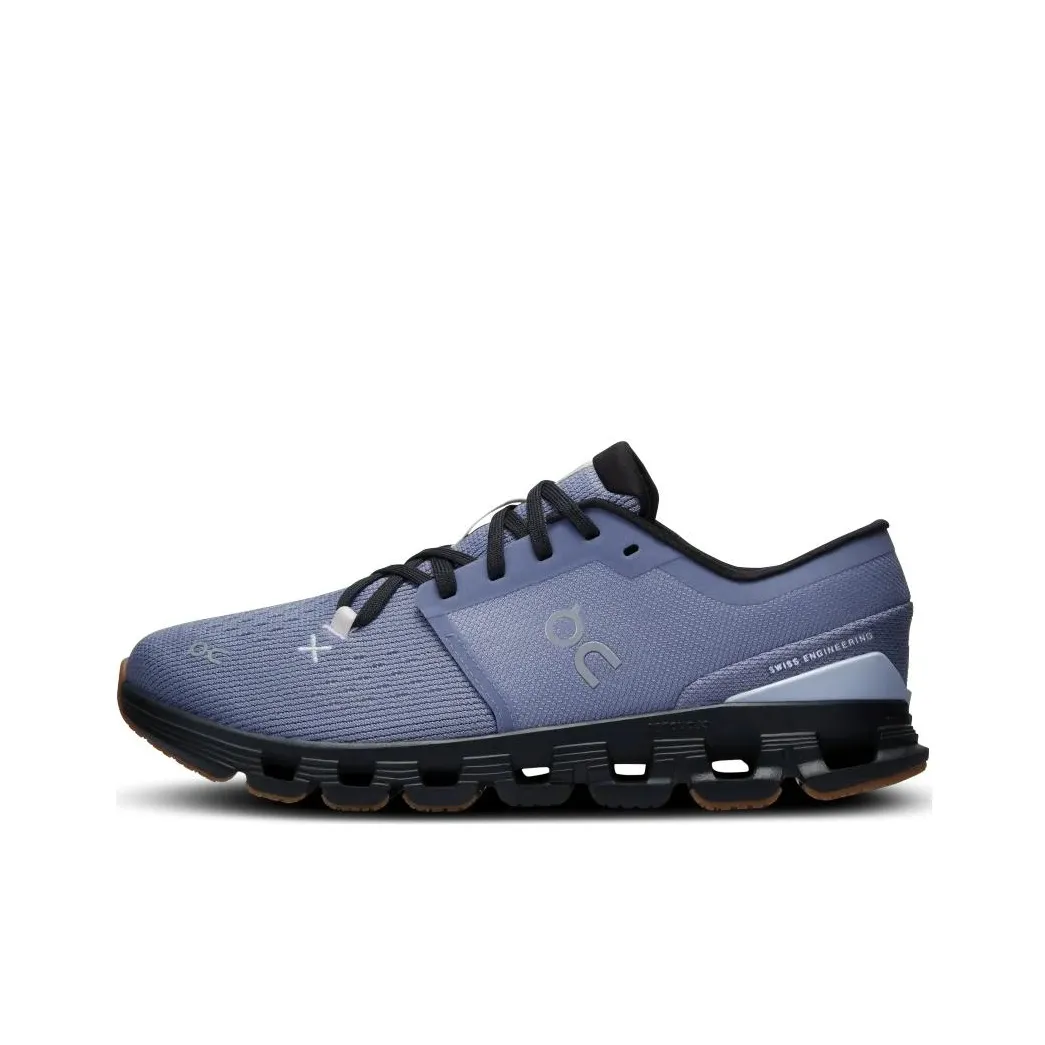On Cloud X4 Slip-Resistant Abrasion-Resistant Low-Top Training Shoes Women's Blue На Cloud X4 Противоскользящие Устойчивые к Износу Низкие Кроссовки для Тренировок Женские Синие