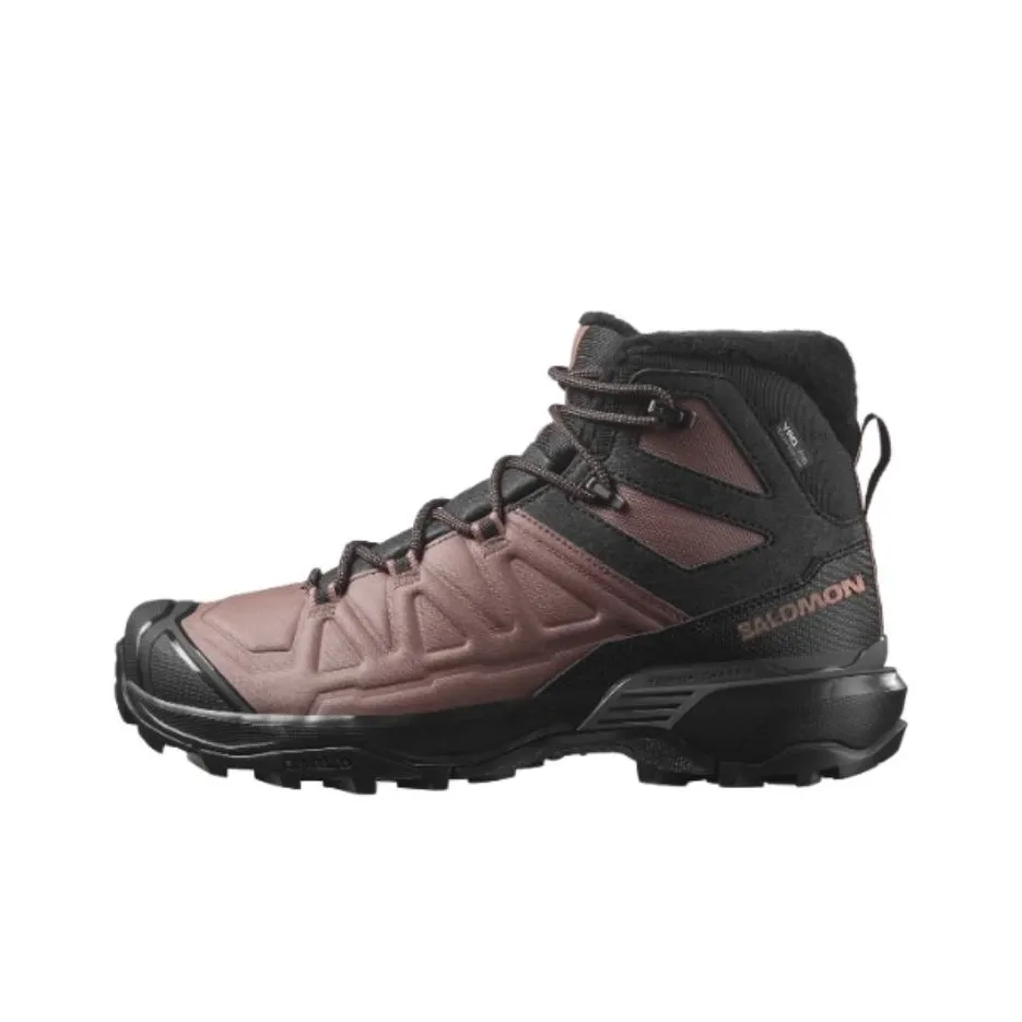 SALOMON Штаны Устойчивые Термические Устойчивые к Износу Высокий Топ Походная Обувь Женские Черные