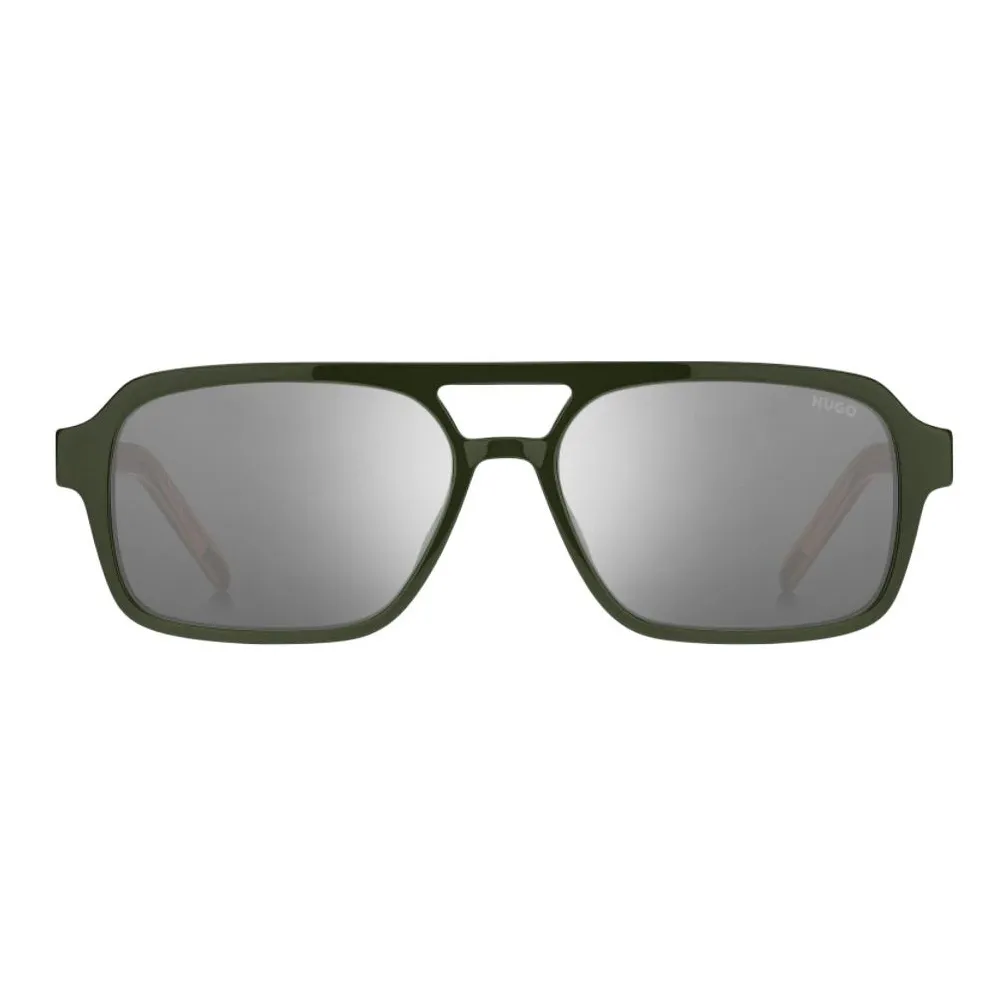 HUGO BOSS Plastic Aviator Sunglasses Men's Green
