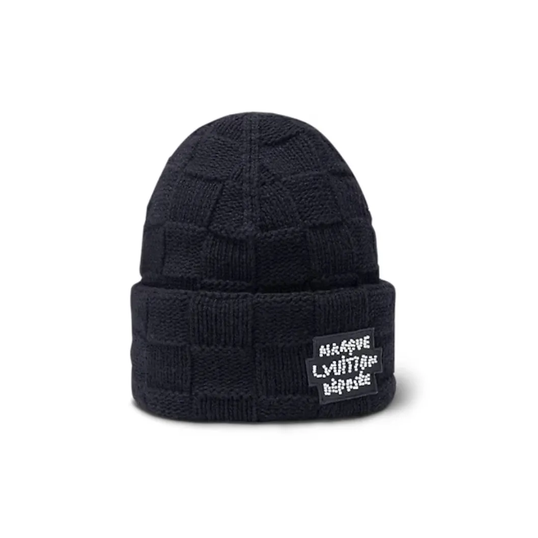 LOUIS VUITTON Wool Beanies Men's Black