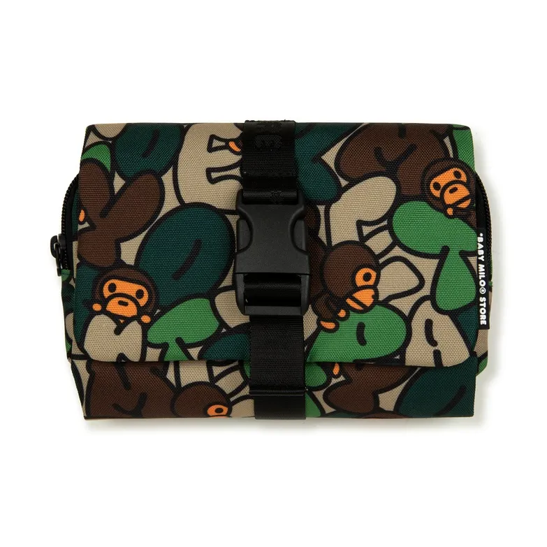 BABY MILO STORE BY A BATHING APE Ткань Хранение Сумка Стандартная Унисекс Темно-Зеленый