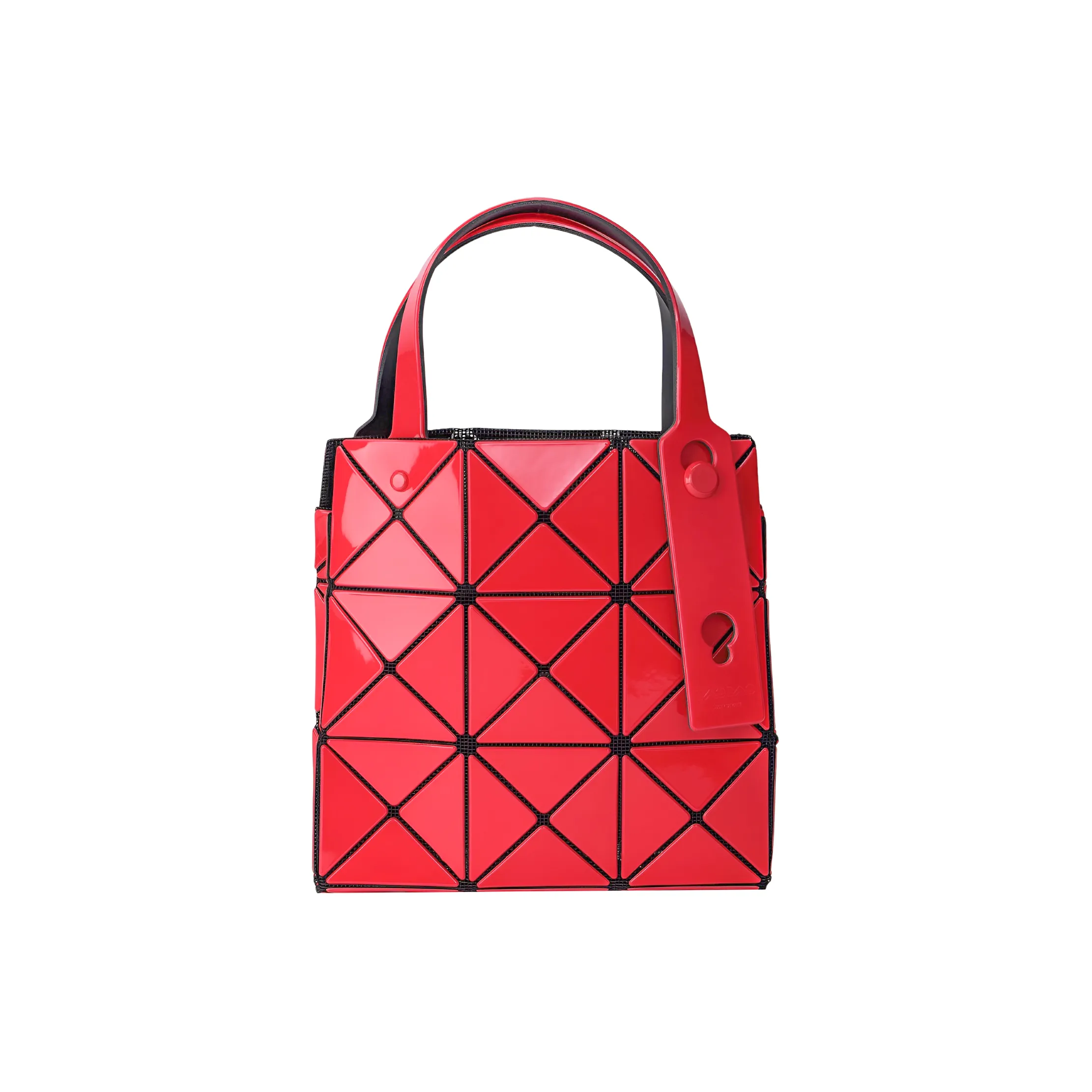 ISSEY MIYAKE Поливинилхлоридная смола Сумка Мини Женская Красная