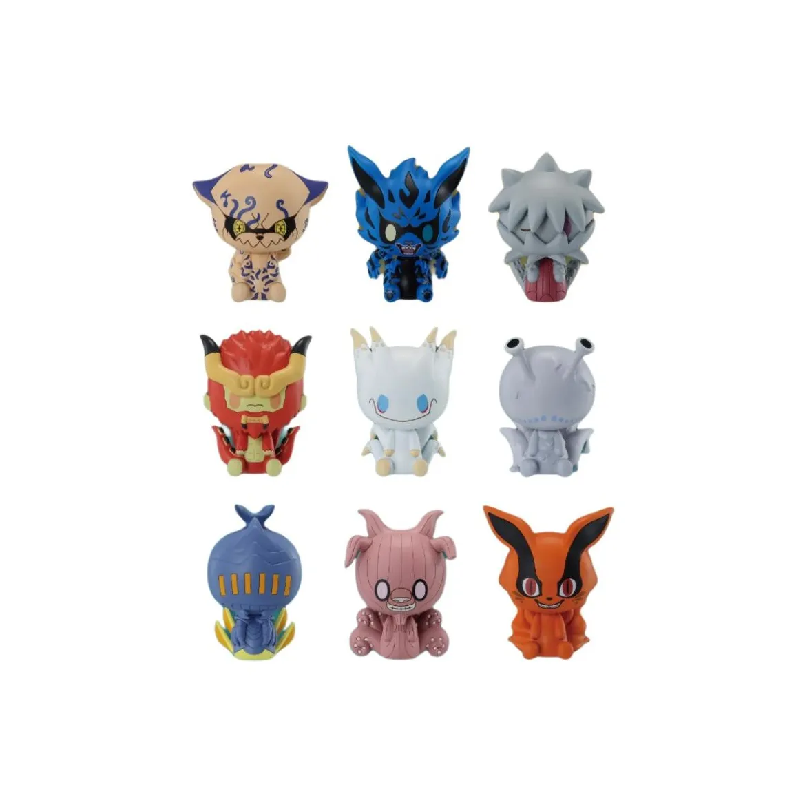 BANDAI Naruto Characters Ласточкин хвост BEAST Чиби Фигурки