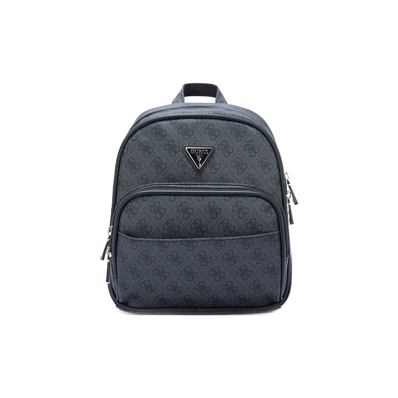 GUESS Synthetic Leather Backpack Regular Women's Gray