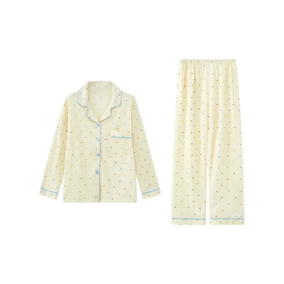 Sleep Advanced Fashion Japanese Style Sweet Style Students Dormitory Home Outerwear Ready Pajama Set Women's