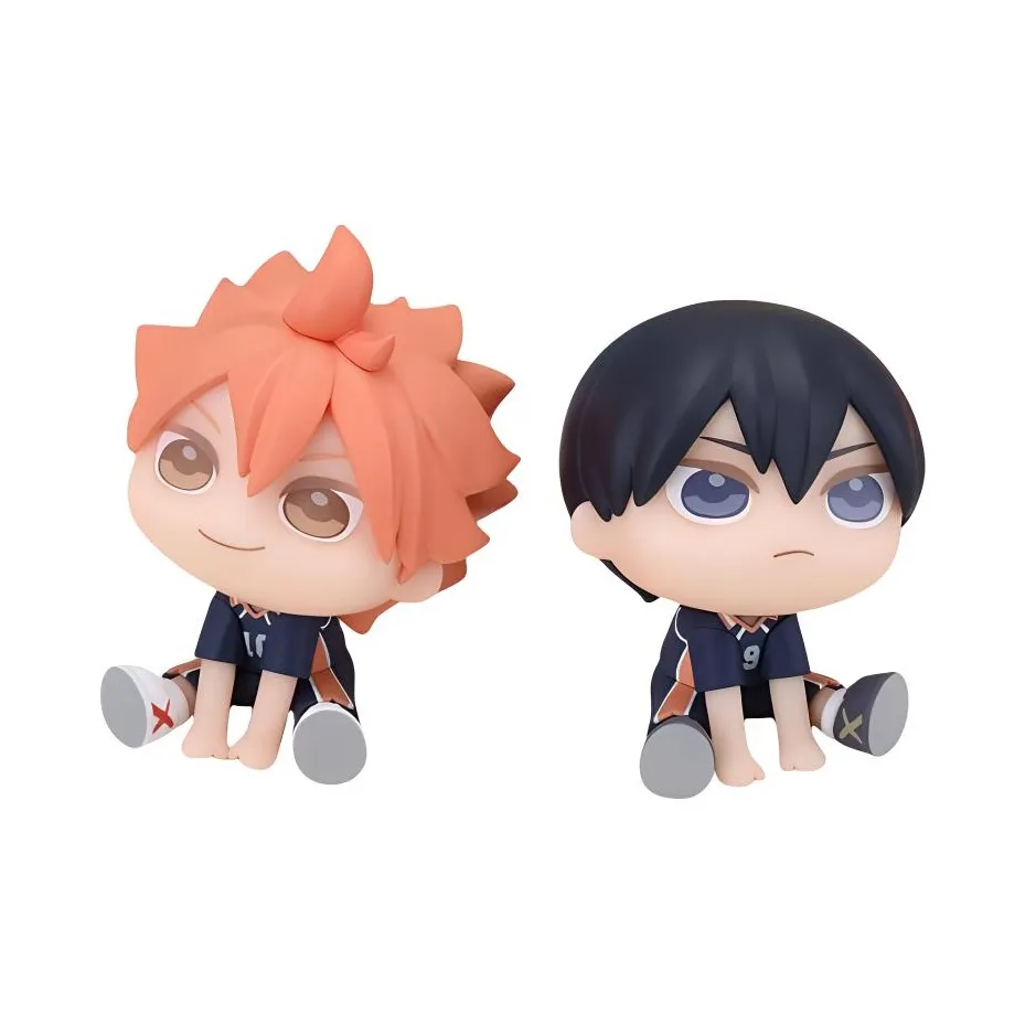 Сега Шоё Хината Тобио Кагеяма Волейбол для подростков QyuruMe Большие глаза Хината Кагеяма Фигурки в стиле чиби 6 см