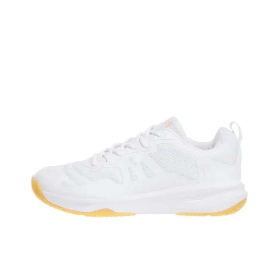 DECATHLON 530 Cushioning, Wear Resistant Low Top Badminton Shoes Men's White