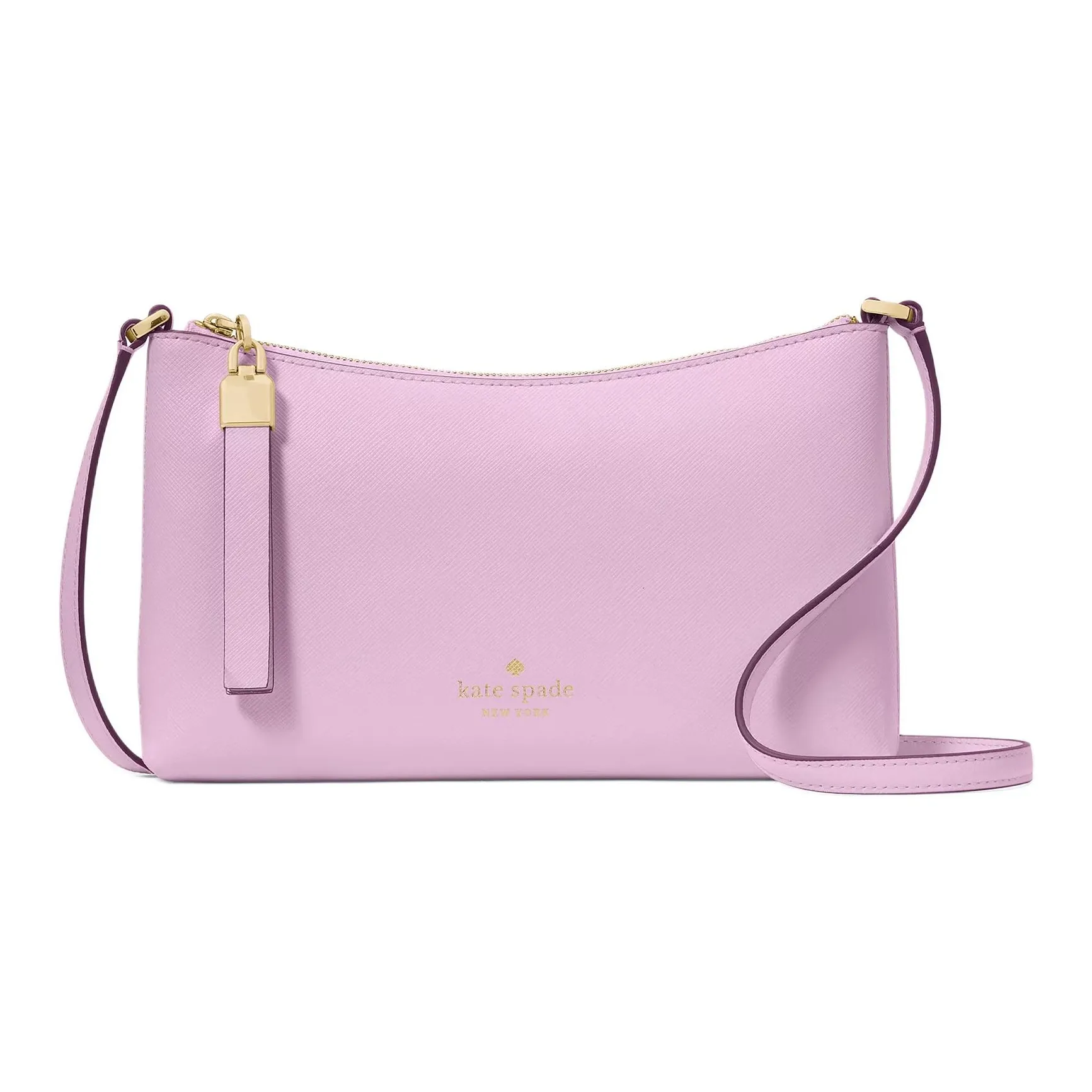 Kate Spade Saffiano кожа через плечо сумка маленькая женская ягодная кремовая