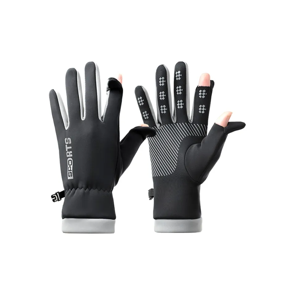 NANJIREN Флисовые утепленные теплые перчатки для мужчин