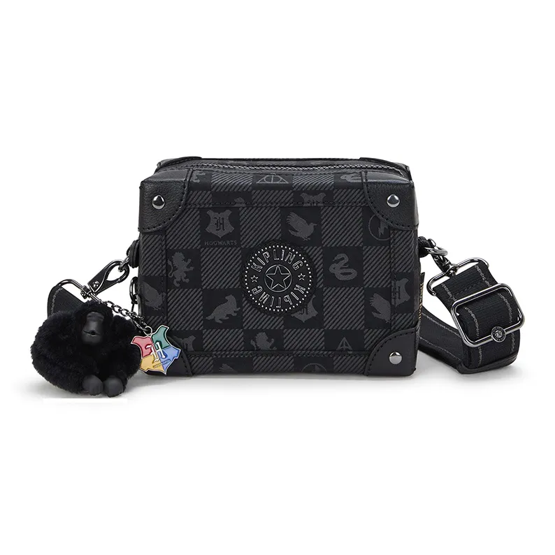 Kipling Polyamide Shoulder Bag, Crossbody Bag Small Size Unisex Black