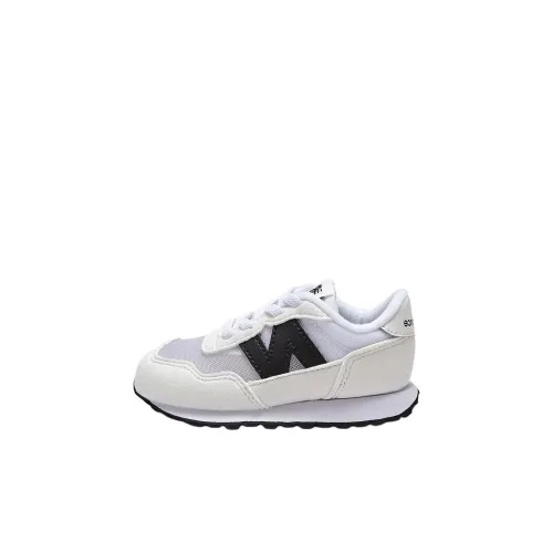 New Balance NB 237 Детская обувь, низкий верх, белый, для малышей