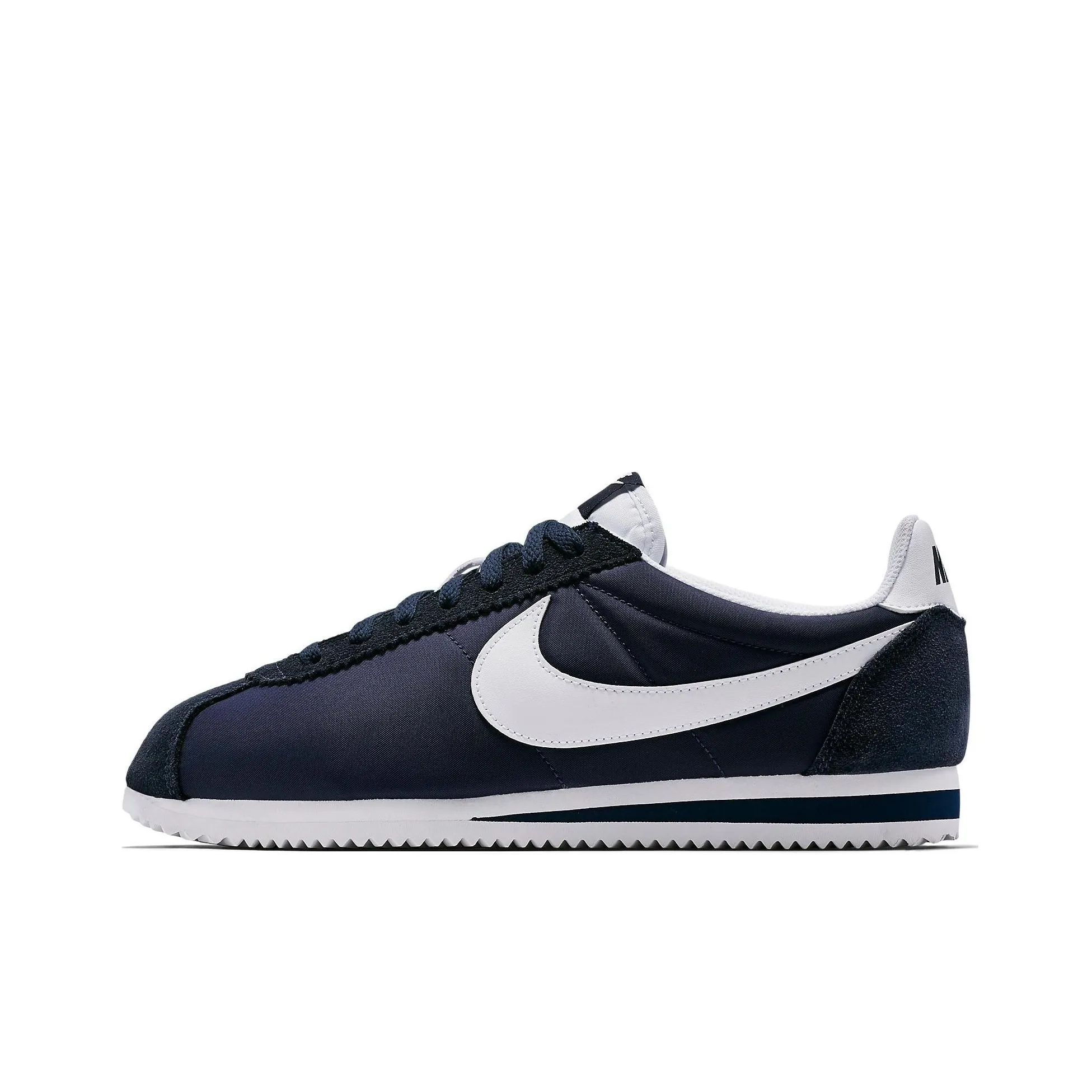 Nike Classic Cortez Slip-resistant Abrasion-resistant Low Top Casual Running Shoes Unisex Dark Purple