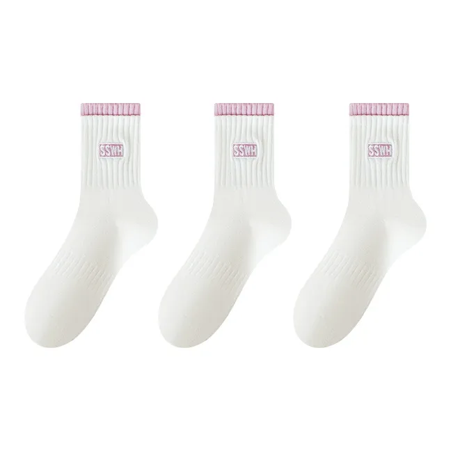 Top Melon Mid Calf Socks Women's Combo Set