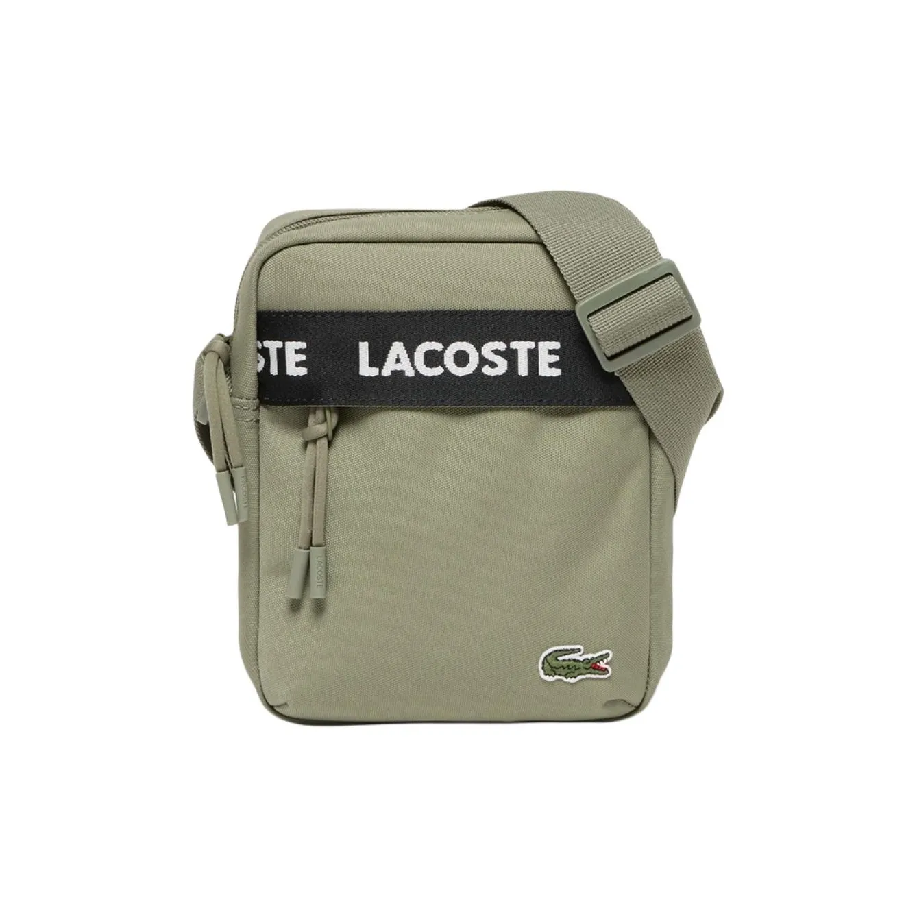 LACOSTE Polyester Crossbody Bag Shoulder Bag Regular Men's Green