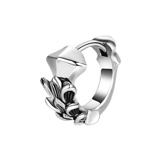 FOREVER MELODY Серьги из титанового стального сплава Мужские