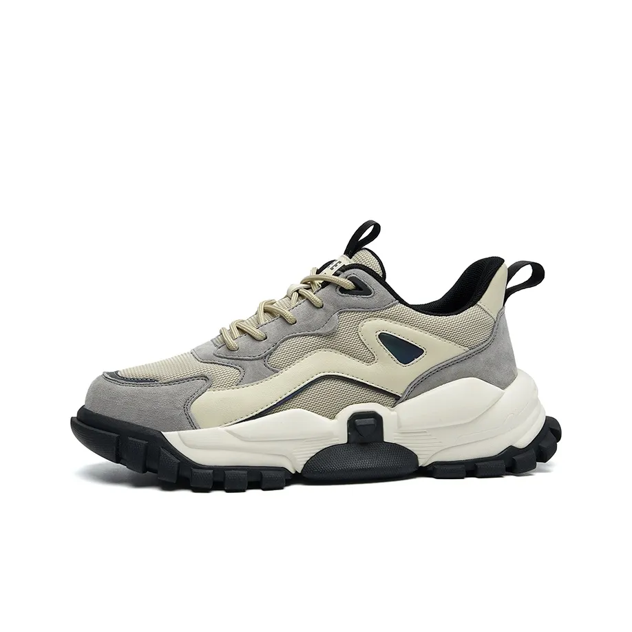 JEEP SPIRIT Low Top Outdoor Shoes Men's Star Sand Climbing Ash