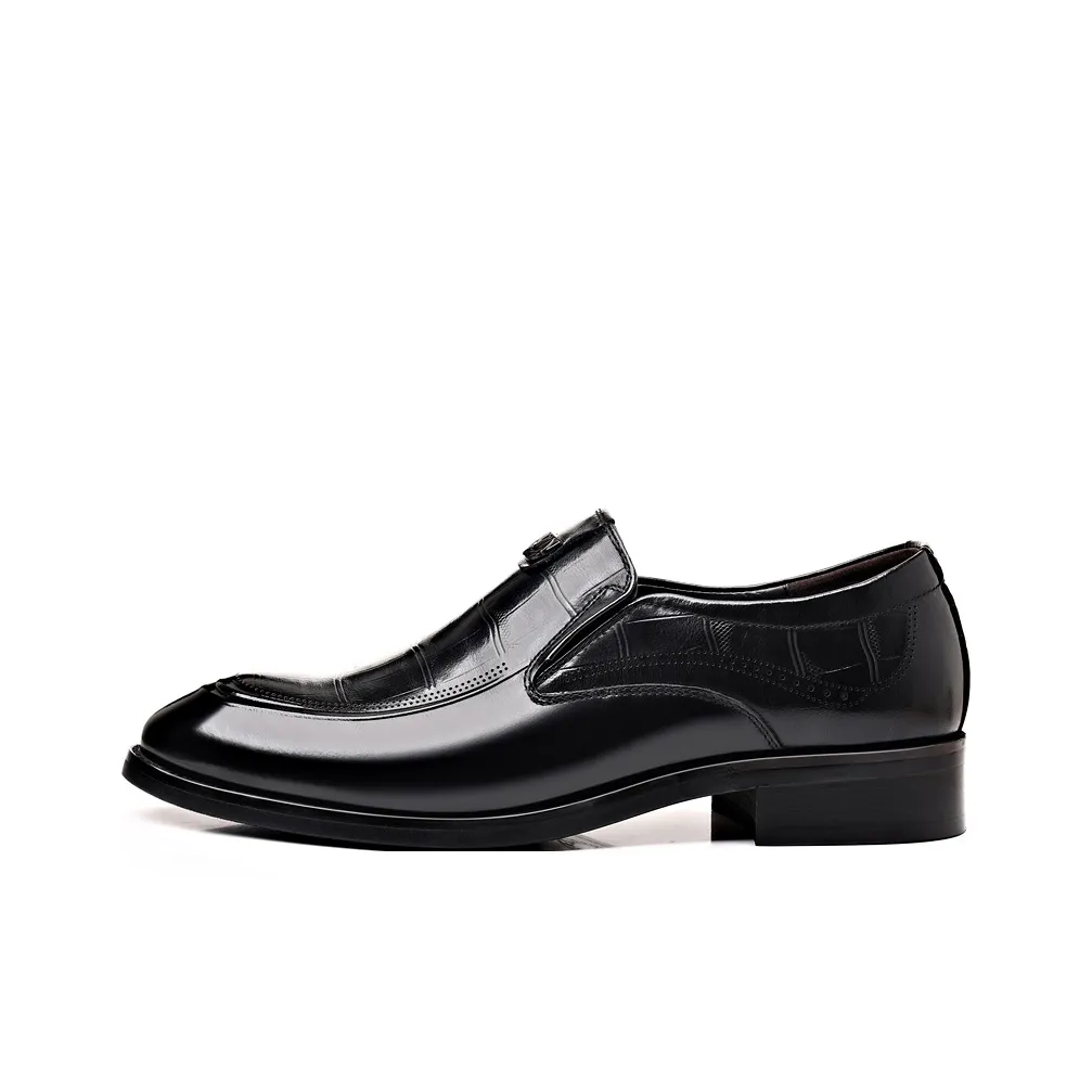 Romon Dress Shoes Men's Low top Black