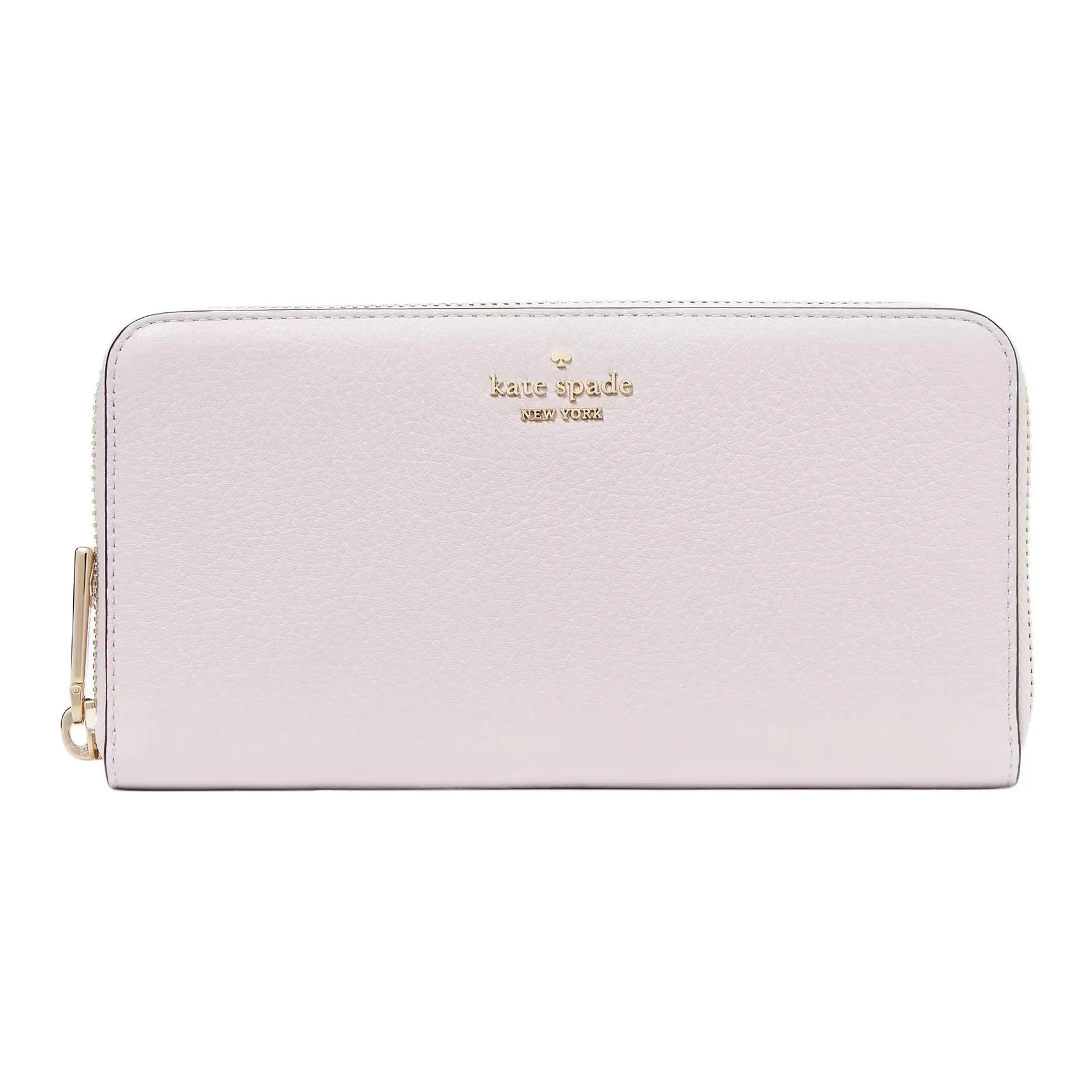 Kate Spade Litchi Grain Leather Wallet Large Size Women's Shimmer Pink