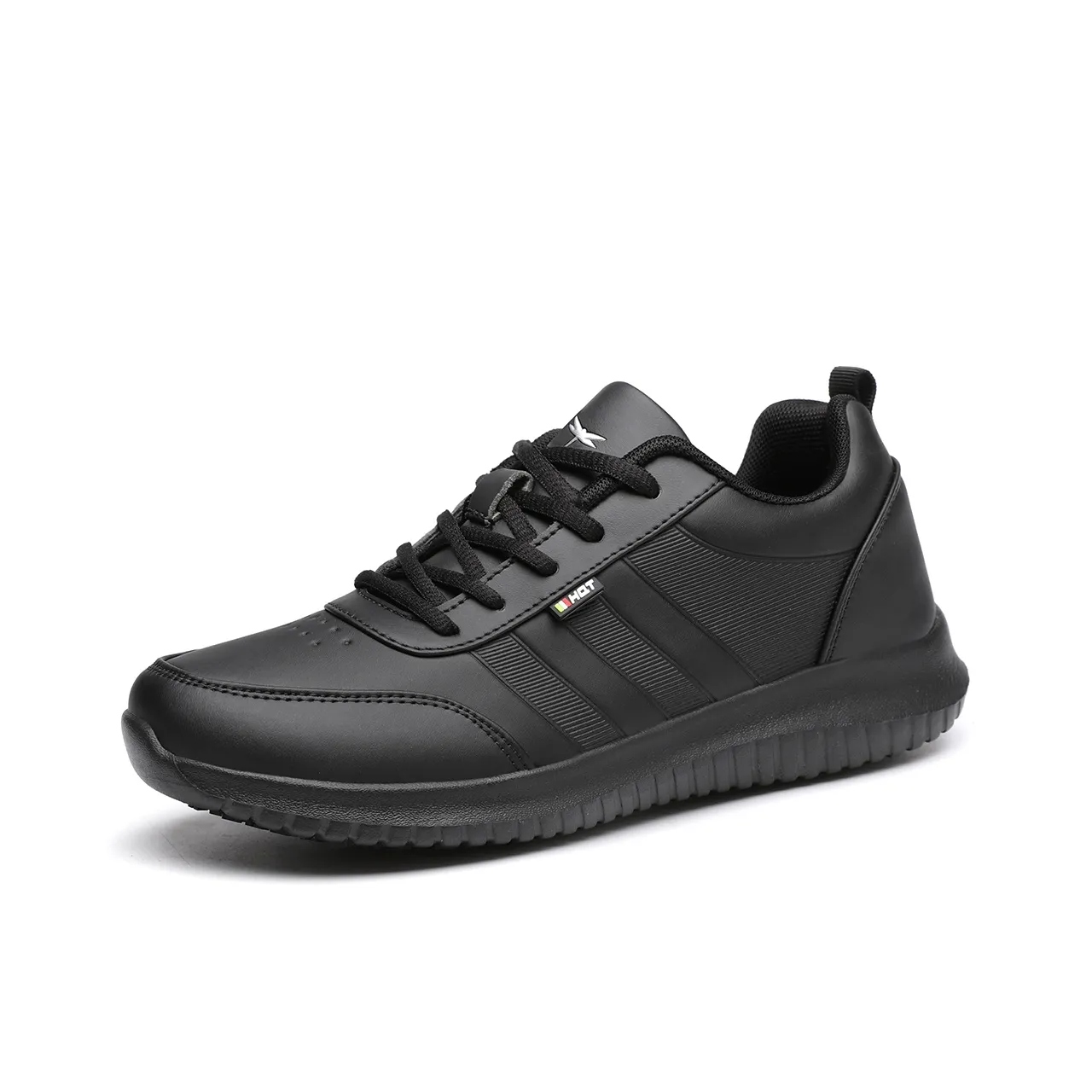 RED DRAGONFLY Men's Athletic Shoes Lightweight Low Top Comfortable Dad Shoes Travel Shoes Jogging Shoes Men's Black