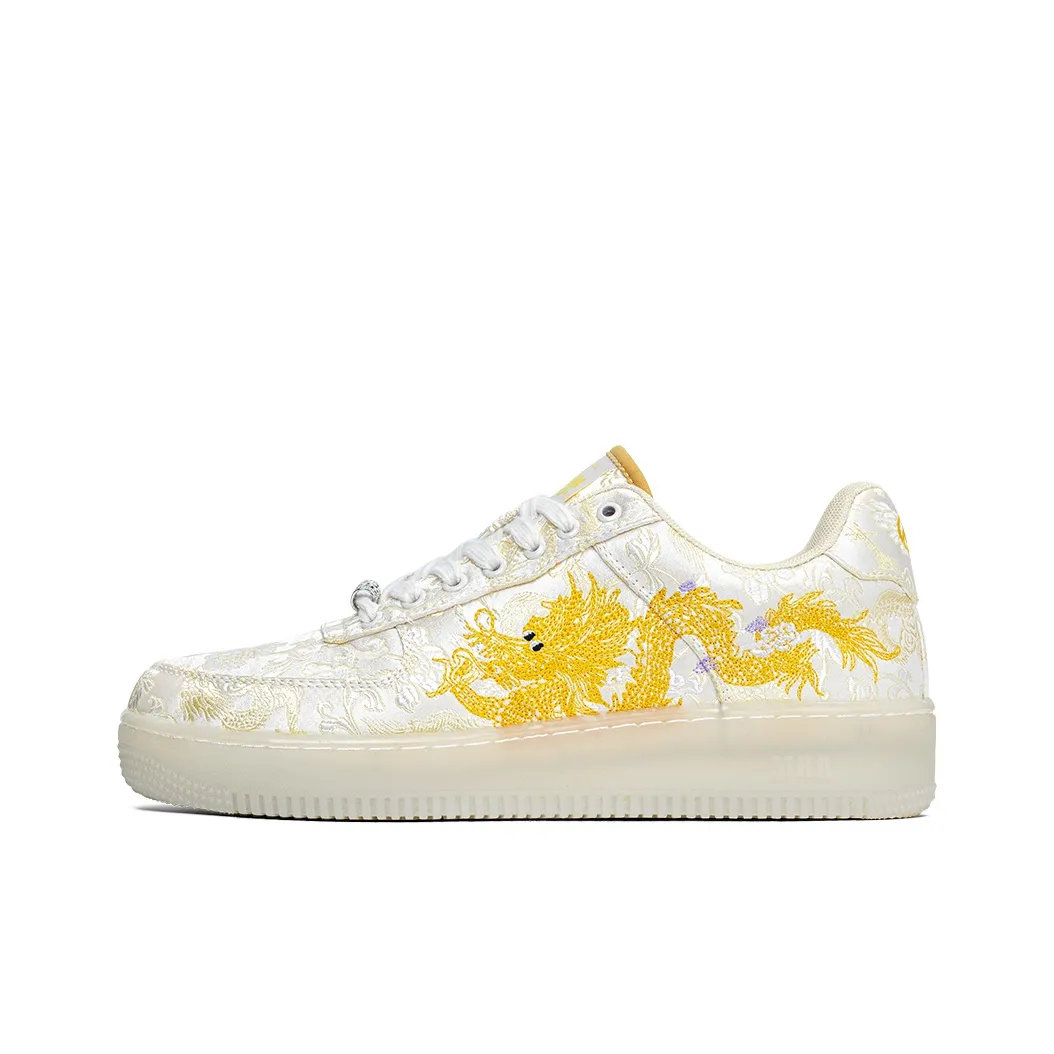 MR.A Low-Top Skateboard Shoes Men's Gold